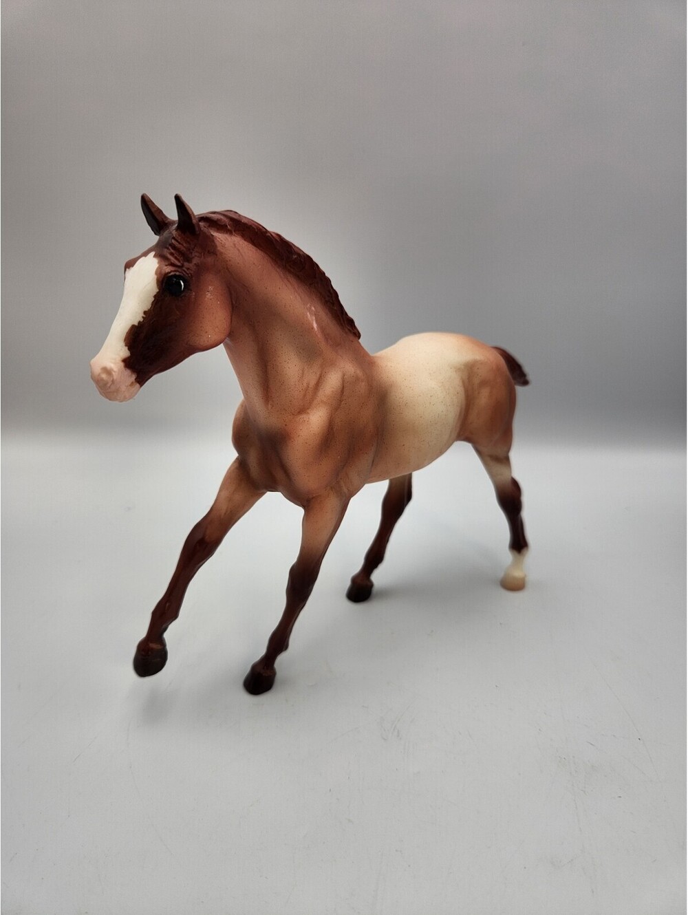 Vintage Breyer Action Stock Horse Foal Light Buckskin Model #235 Toy Figurine E1